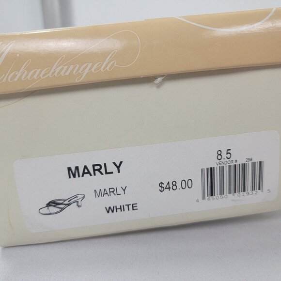 Michaelangelo Michael Angelo Heels shoes Heel MARLY Women's Size 8.5 sequins - Picture 9 of 10